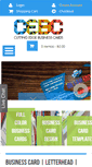 Mobile Screenshot of cuttingedgebusinesscards.com